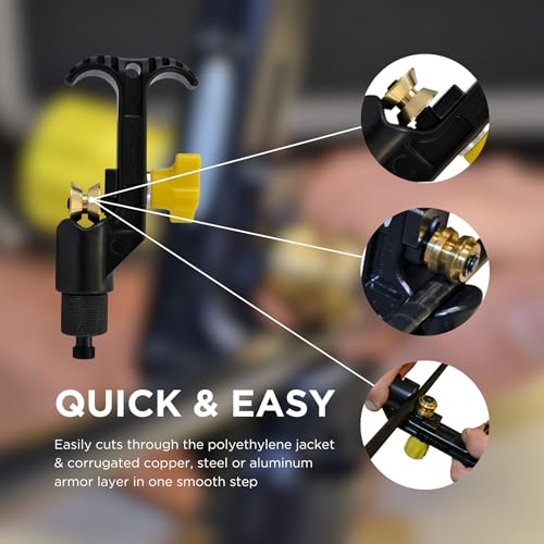 Miller ACS+ Series Cable Slitter for Armored Fiber Cable, Central Tube, and Stranded Loose Tube, Easily Portable Tool for Working Technicians, Electricians, and Installers, 10 Ounces - Image 3