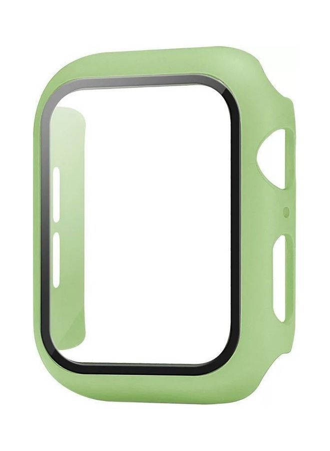 NIBEMINENT Toughened Film Protective Watch Case Suitable For Apple 4 Generation 38mm Green - Image 1