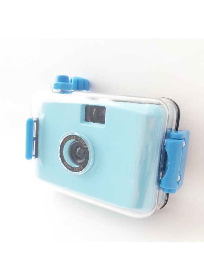 Generic Light Blue Blue Shell Film Multi-time Camera Film Fool Camera Ins Men's And Women's Birthday Gift Items Wholesale-Color:Light Blue Red Shell  - Image 4