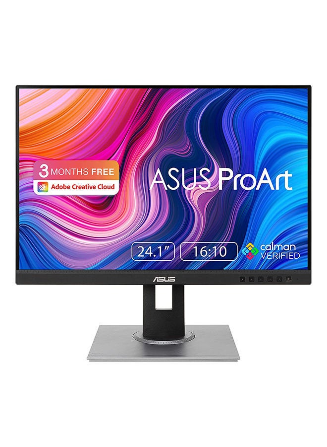 ASUS 24.1 Inch ProArt Display Professional Monitor, (1920 x 1200), 16:10, IPS, 75Hz, WUXGA 100% sRGB, ProArt Preset, Ergonomic Stand PA248QV Black Black - Image 1