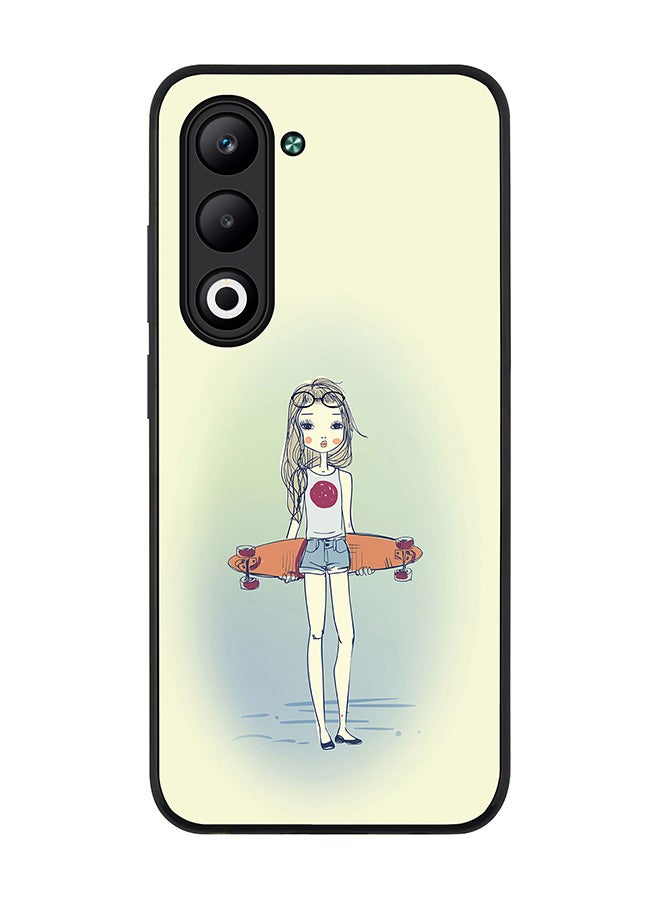 Stylizedd For Oppo A5 5G / A5 4G Case,Slim fit Camera Protection, Shockproof Thin Phone cover  - Skater Girl