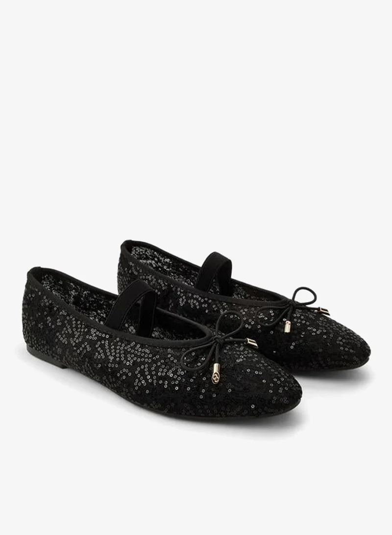 Celeste Women Sequin Embellished Ballerina Shoes Ramadan Collections