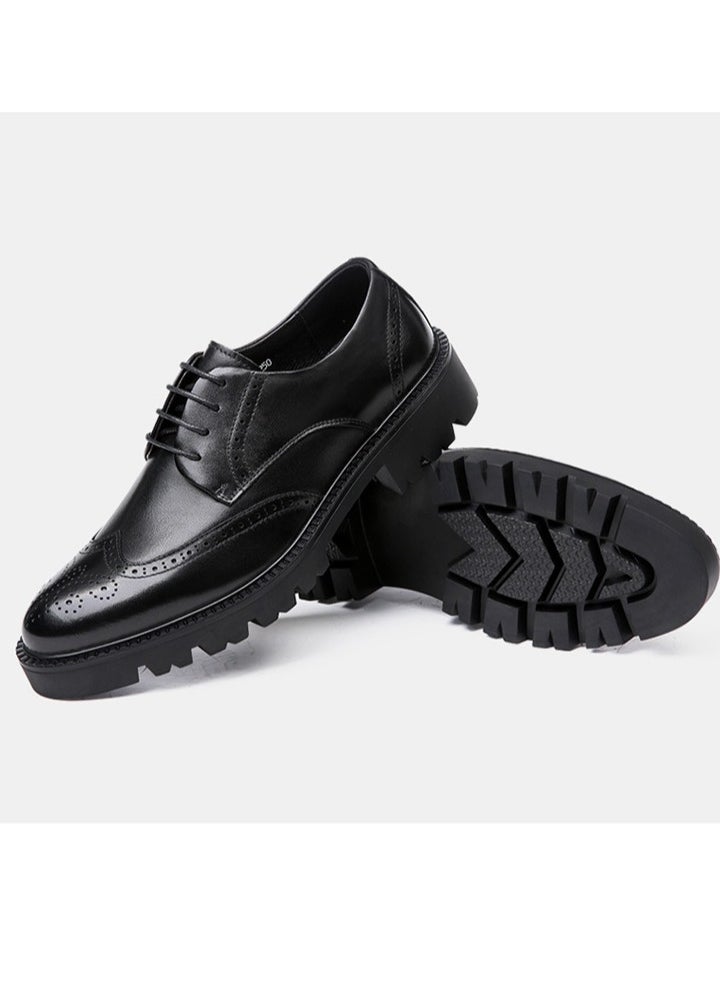 KUYING - New Men's Business Leather Shoes - Image 1