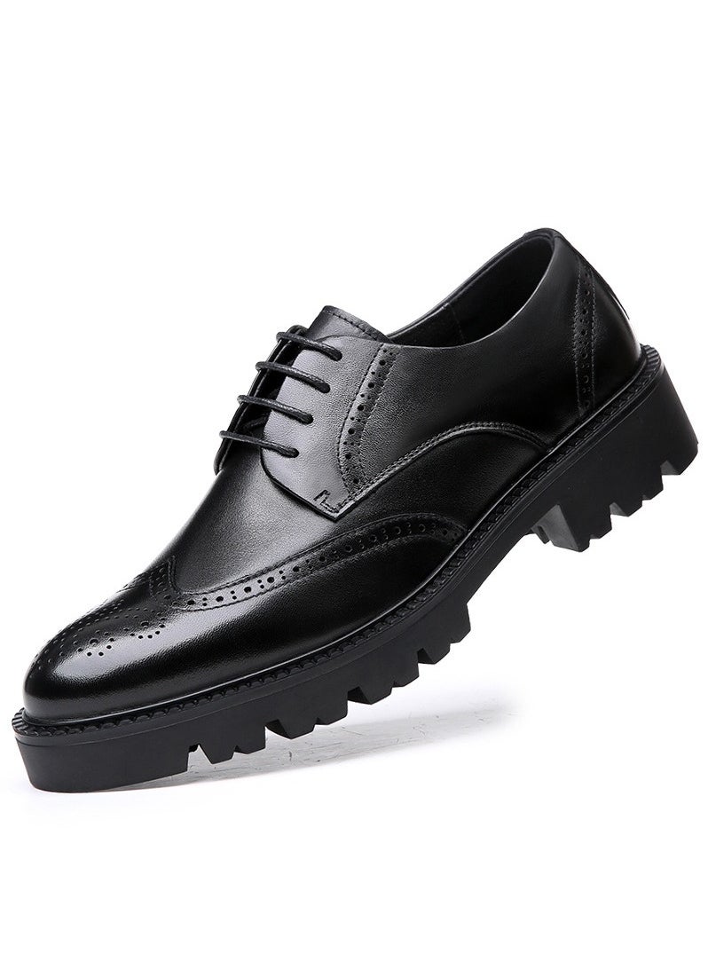 KUYING - New Men's Business Leather Shoes - Image 1