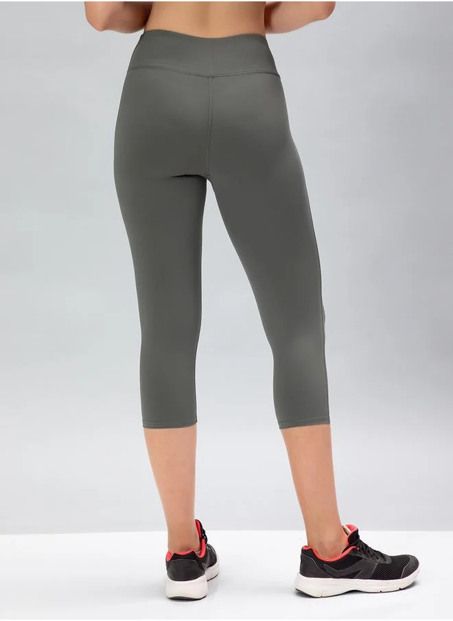Technosport Solid 3/4 Tights with ELASTO PLUS by Styli