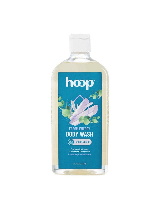 Hoop Epsom Energy Body Wash | Epsom Salt Infused Body Wash For Shower, Hand & Foot Soak, Workout Recovery, Bath Salt, Relaxation, Skin, Feet, Lavender | 300 Ml  - Image 1