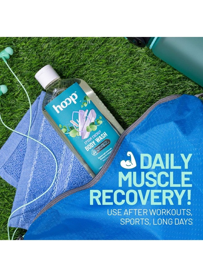 Hoop Epsom Energy Body Wash | Epsom Salt Infused Body Wash For Shower, Hand & Foot Soak, Workout Recovery, Bath Salt, Relaxation, Skin, Feet, Lavender | 300 Ml  - Image 4