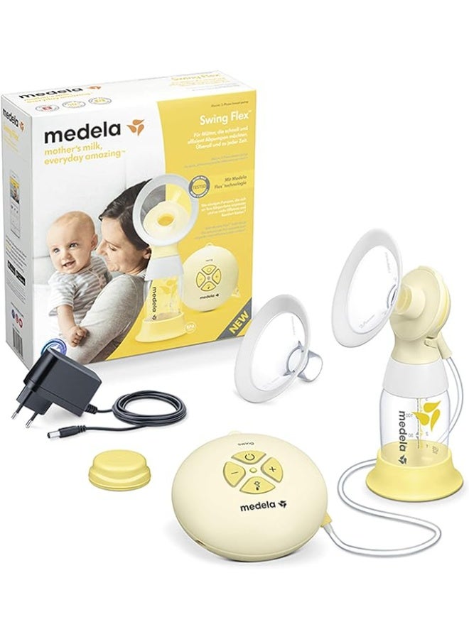 Medela Swing Flex Electric Breast Pump - Compact Design - With PersonalFit Flex Breast Shields and Medela 2 Phase Expression Technology - Image 3