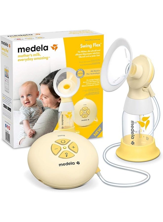 Medela Swing Flex Electric Breast Pump - Compact Design - With PersonalFit Flex Breast Shields and Medela 2 Phase Expression Technology - Image 1