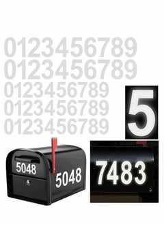 Reflective Mailbox Numbers for Outside 50PCs Waterproof Stickers 3'' and 4'' Self Adhesive 0 to 9 Vinyl Number Signs Window Door Cars Trucks Home Business Address - pzsku/Z8AD720EFA423B276E132Z/45/_/1718956842/c7b51f35-9054-4e73-9545-b3653f9d0072