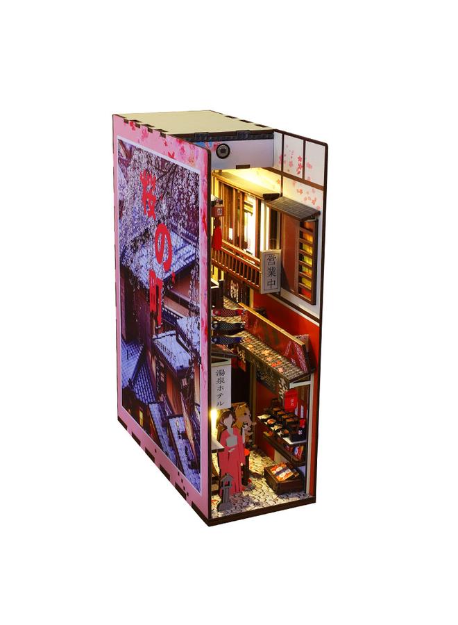 Bluejw DIY Cabin Collection Pavilion 3D Three-dimensional Assembled Model Creative Handmade Book House Micromodel Birthday Gift - Image 1