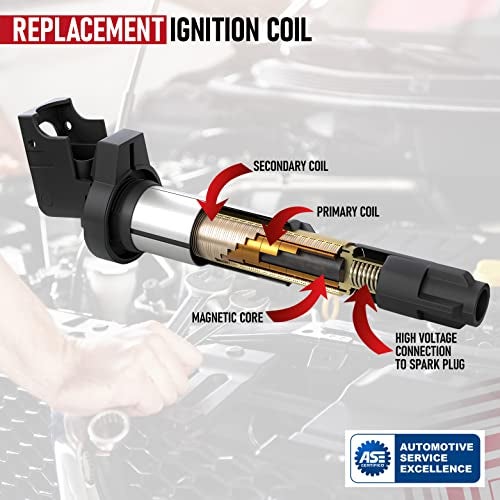 AA Ignition Ignition Coil Pack - Compatible with BMW Vehicles - 325i, 328i, 325ci, 330ci, 335i, 525i, 545i, 745Li, X3, X5 and more - Replaces GN10328, 12137594936 - Image 4