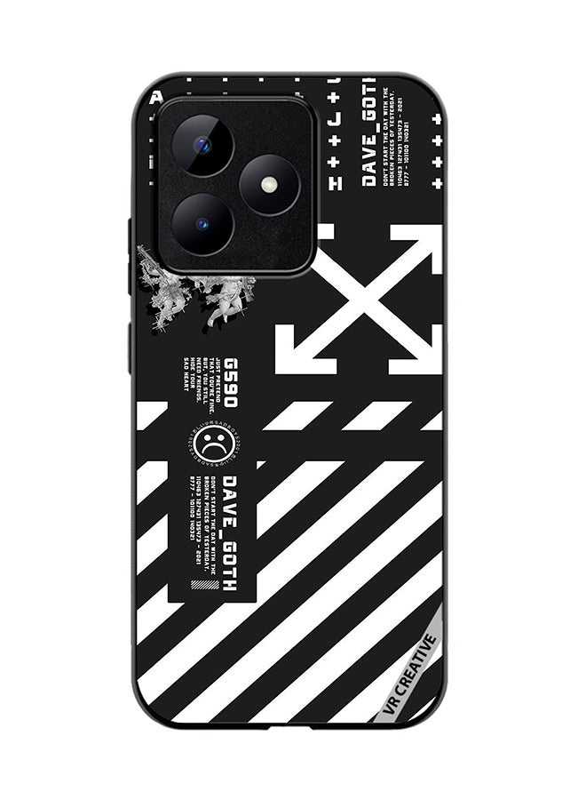 VR CREATIVE Protective Case Cover For Realme C53 Dave Goth Logo Design Multicolour - Image 1