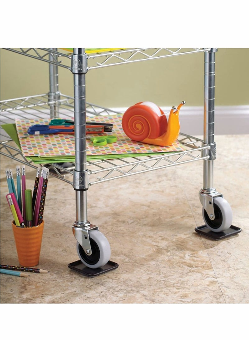 Furniture Caster Cups, Furniture Slider Felt Base Castor Cups Furniture Cups Furniture Pads Anti-Sliding Floor Protectors feet for Tables Bed Sofa Chairs desks - Image 5