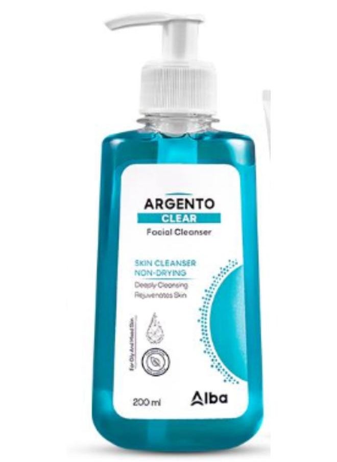 ARGENTO Clear Facial Cleanser For All Skin - 200 Ml 1+1.  - Image 3