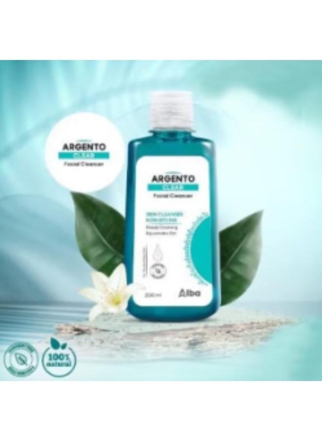 ARGENTO Clear Facial Cleanser For All Skin - 200 Ml 1+1.  - Image 4