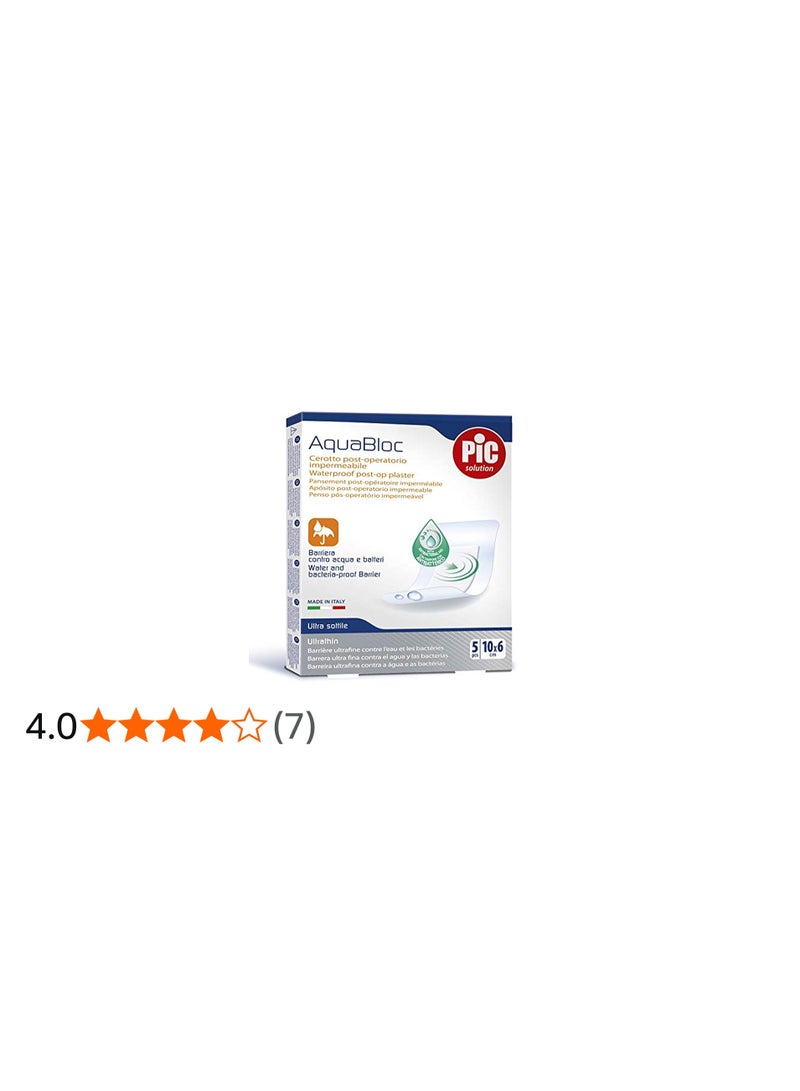Pic Solution Aqua Bloc Waterproof Pad (10x6cm) 5pc