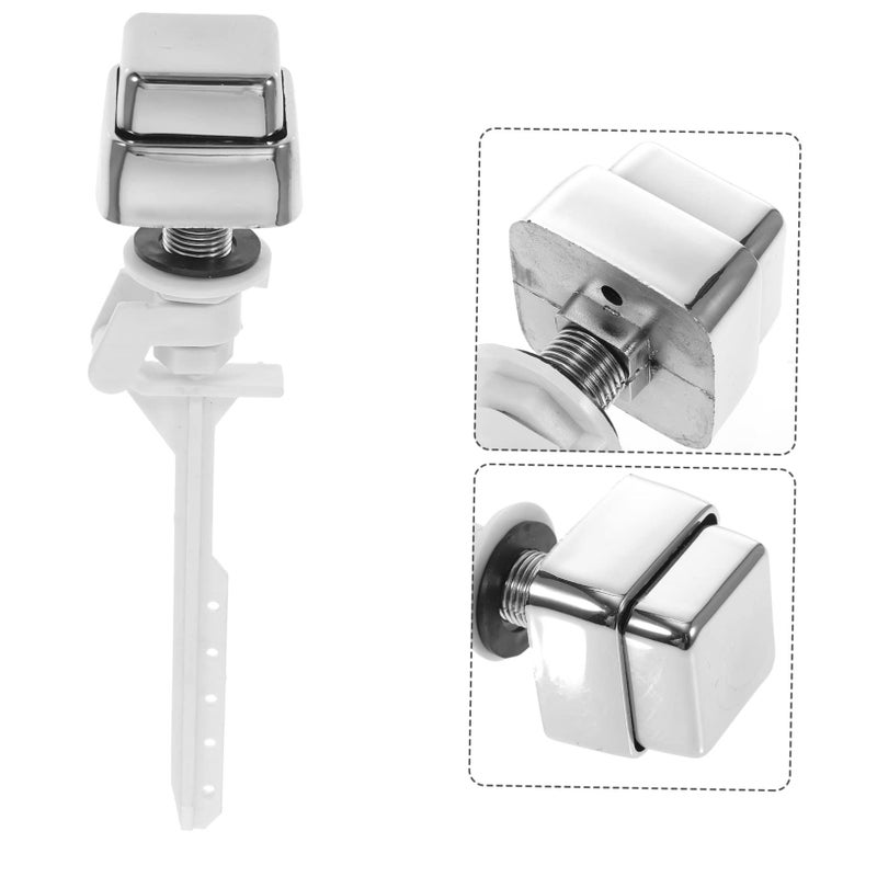 4Pcs Plastic Toilet Tank Push Button Replacement Flush Valve Repair Kit - Image 3