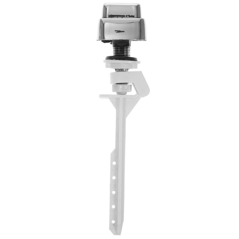 4Pcs Plastic Toilet Tank Push Button Replacement Flush Valve Repair Kit - Image 1