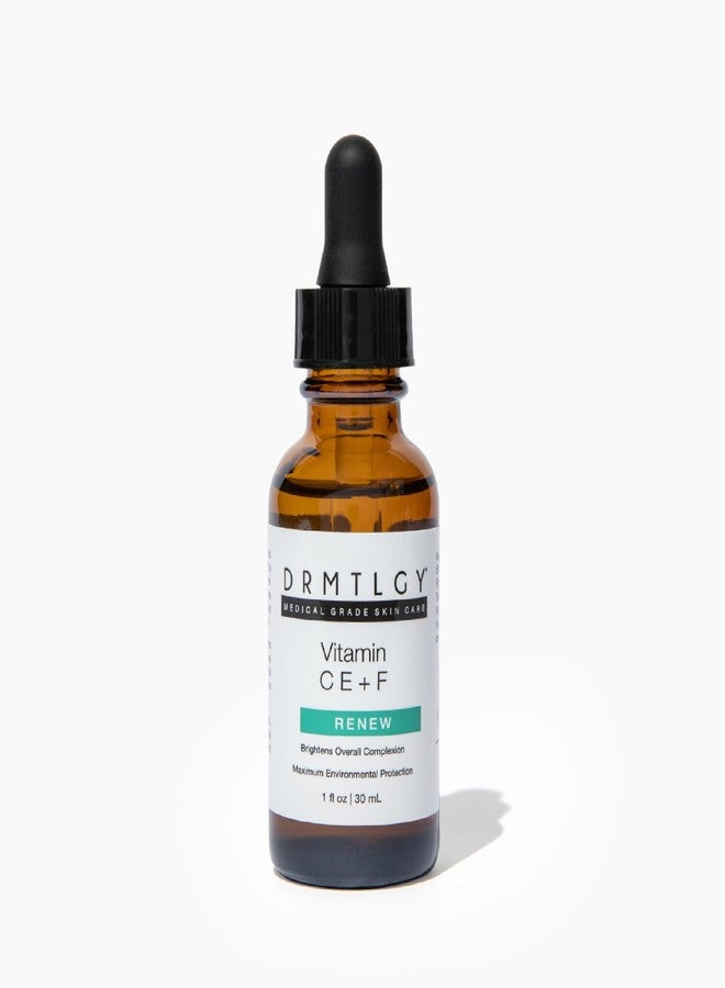 DRMTLGY Advanced C E Ferulic Antioxidant Serum with 15% Vitamin C, Vitamin E & Ferulic Acid, Brightening Face Serum for Radiance, Smooth Texture, and All Skin Types - Image 1