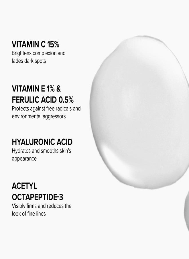 DRMTLGY Advanced C E Ferulic Antioxidant Serum with 15% Vitamin C, Vitamin E & Ferulic Acid, Brightening Face Serum for Radiance, Smooth Texture, and All Skin Types - Image 4