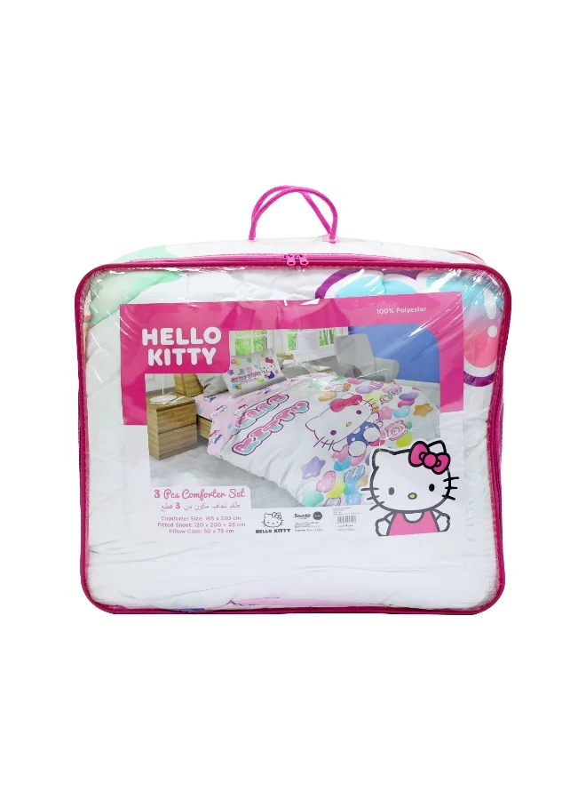Sanrio  Sanrio Hello Kitty 3 Pcs Twin Comforter Set for Women | Best Price UAE
