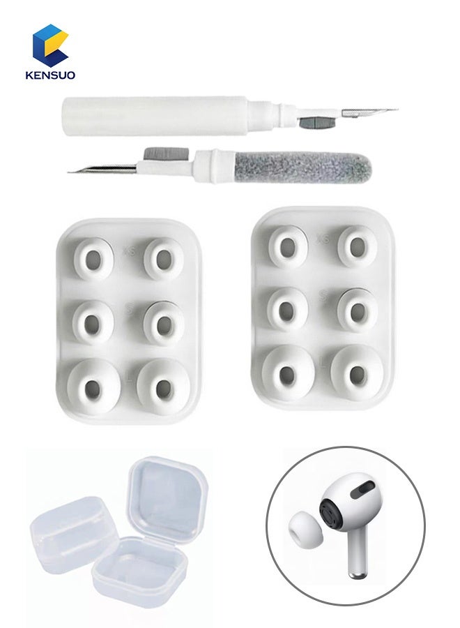 KENSUO Replacement Ear Buds For AirPods Pro White（12-Piece） - Image 1