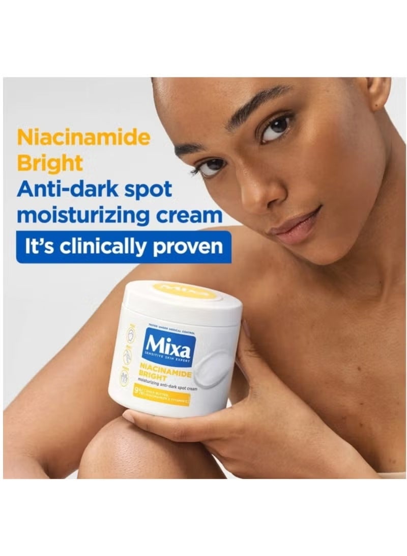 mixa Niacinamide Bright Moisturising Anti Dark Spot Cream 400ml - Image 4