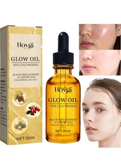 Hoygi Rosehip Black Seed Oil, Natural Organic Fortifying Oil, Face Serum for Women, Moisturizing Glow Oil, Hydrating Serum, Anti Wrinkle Face Cream, Skincare Serum, Facial Oils for Women 30ml  - Image 1