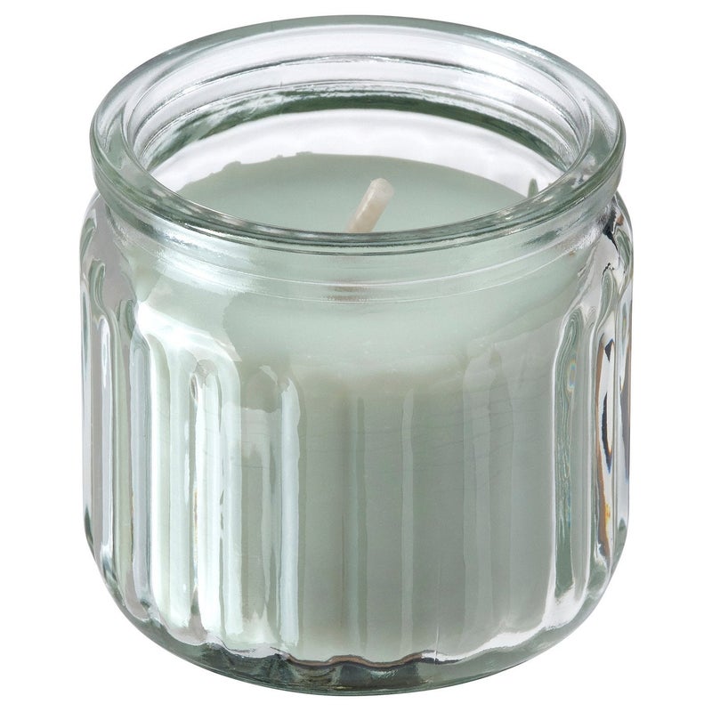 Baitique 4-Piece Scented Glass Candle Set – Apple, Light Green, 12-Hour Burn - Image 2
