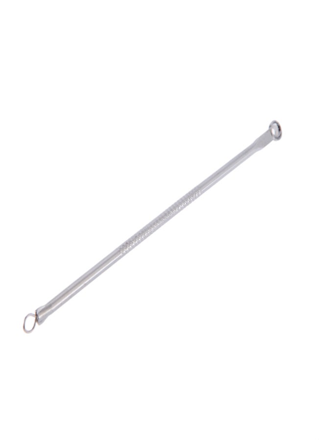 2PCS Silver Blackhead Comedone Remover Acne Blemish Pimple Extractor Skin Care Tools with 3PCS EarPick Spoon Tool Clean Ear Wax Remover Curette Remover - Image 4