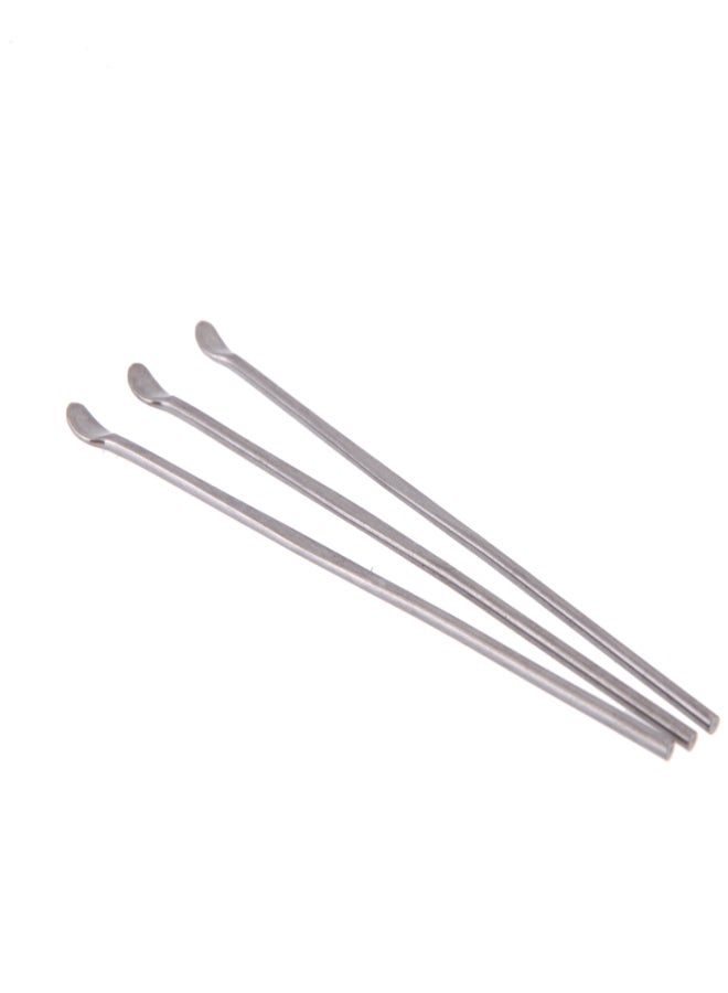 2PCS Silver Blackhead Comedone Remover Acne Blemish Pimple Extractor Skin Care Tools with 3PCS EarPick Spoon Tool Clean Ear Wax Remover Curette Remover - Image 2
