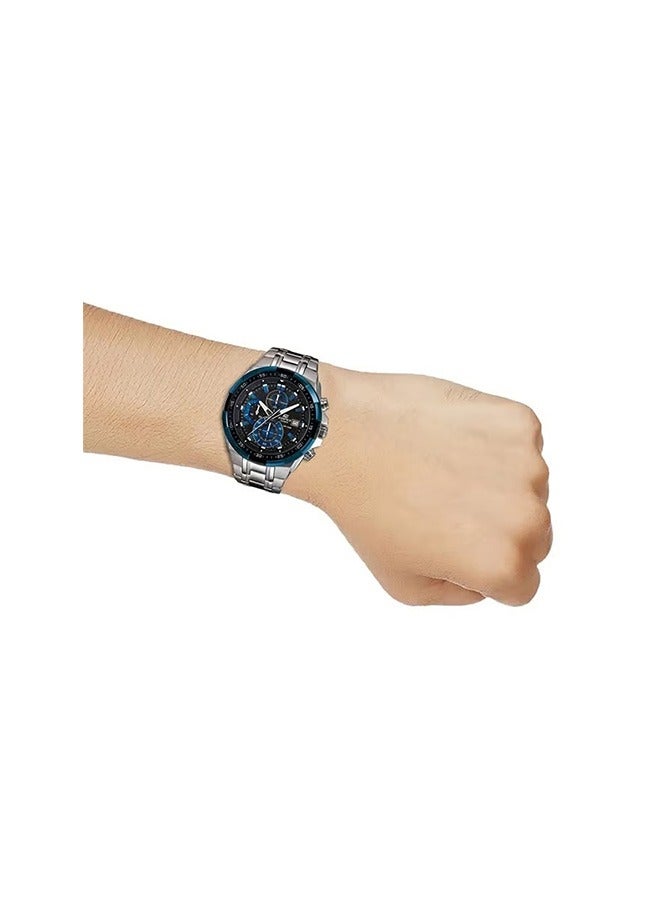 CASIO Men's stainless steel waterproof chronograph watch EFR-539D-1A2VUDF - Image 5