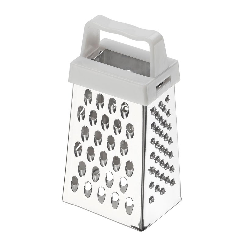 Chef Aid Mini Grater Efficent Kitchen Gadget Perfect for Grating Garlic Nutmeg Chocolate and Parmesan Dishwasher Safe Metallic 66 x 38 x 28 cm