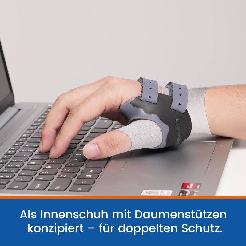 Willcom Thumb Wrist Brace Compression Sleeve (2 PCS) for Arthritis Pain Relief Protector Support, Soft Elastic Fabric Thumb Spica Splint Glove Liner for Women and Men -Fits Both Hands (Small) - Image 5