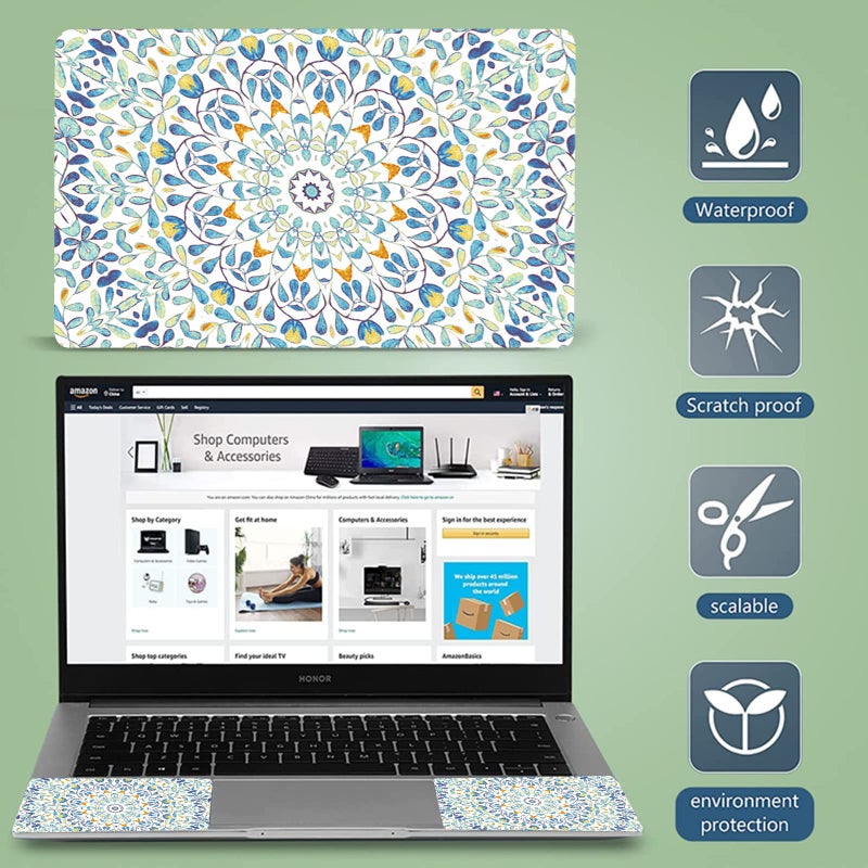 WINTOJO 11.6 13 13.3 14 15 15.6 inches Netbook Laptop Skin Sticker Decal Reusable Protector Cover Case for Laptop Notebook chromebook (W-NEK-28) - Image 5