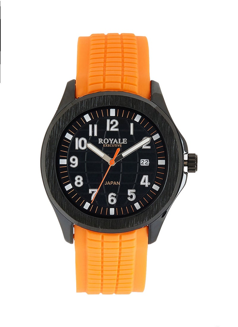 Royale Royale Executive Men's Classic Rubber Strap Watch  - Image 1