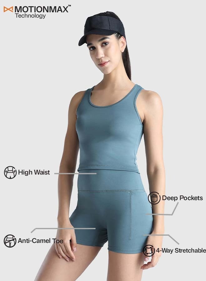 ماسلميند شورتات نسائية قصيرة للدراجات  بوصة - Image 3