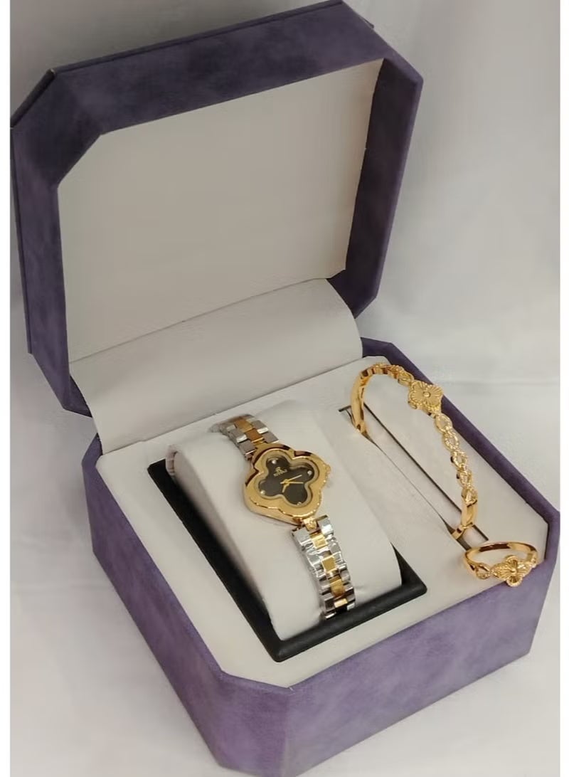 Women's watch with bracelet, elegant and high quality, new edition, stainless steel