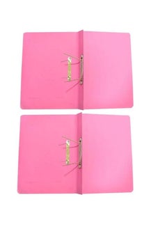 Generic Spring File Folder for A4 Documents Filing - 20 Pcs Pack PINK Colour  - Image 2