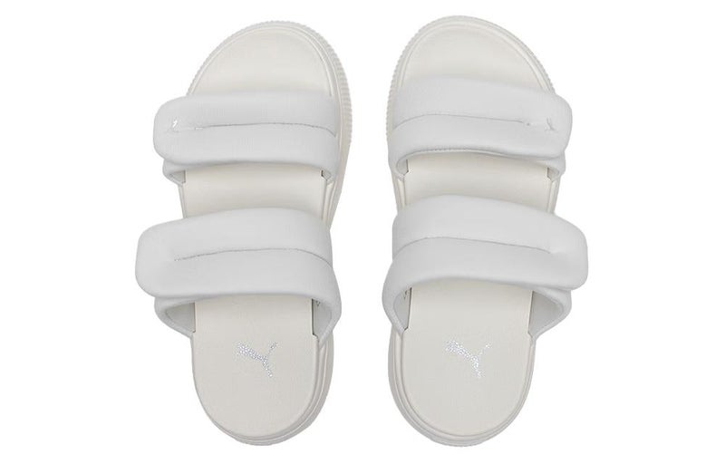 PUMA (WMNS) PUMA Mayu Puffy Slides 'Warm White' - Image 4