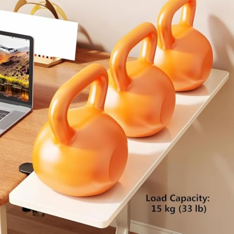 Foldable Desk Extension Clamp-On Keyboard Tray and Armrest Support, Heavy-Duty Steel Frame Space-Saving Workspace Expansion for Home/Office Wood - Image 2