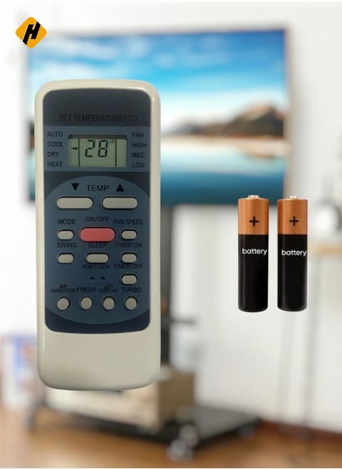 AC Remote No. 12 (No Backlight), Compatible/Replacement for Godrej AC Remote Control – Exact Match for Godrej Air Conditioners – Simple, Reliable, Full Functionality Restored