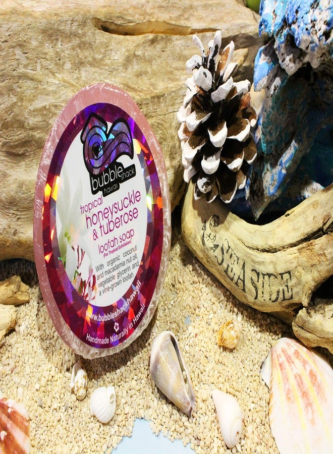 Bubble Shack Hawaii صابون لوفا فقاعة شاك هاواي (رائحة زهر العسل وزهرة التوبيروز) - Image 2