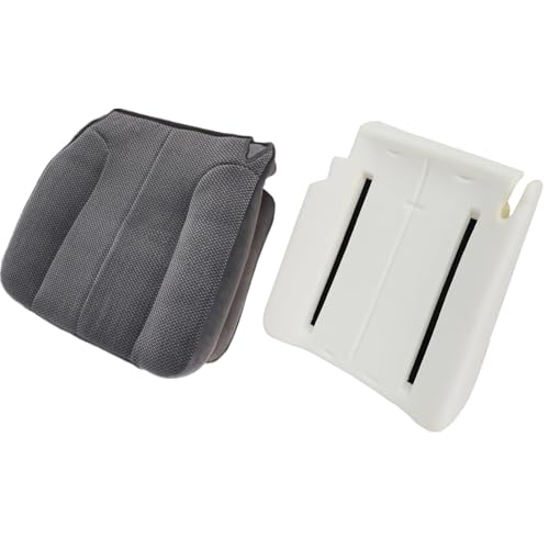 Priprilod Cloth Dark Gray Driver Side Bottom Replacement Seat Cover & Driver Side Foam Cushion Compatible with Dodge Ram 1500 2500 3500 2003 2004 2005 - Image 1