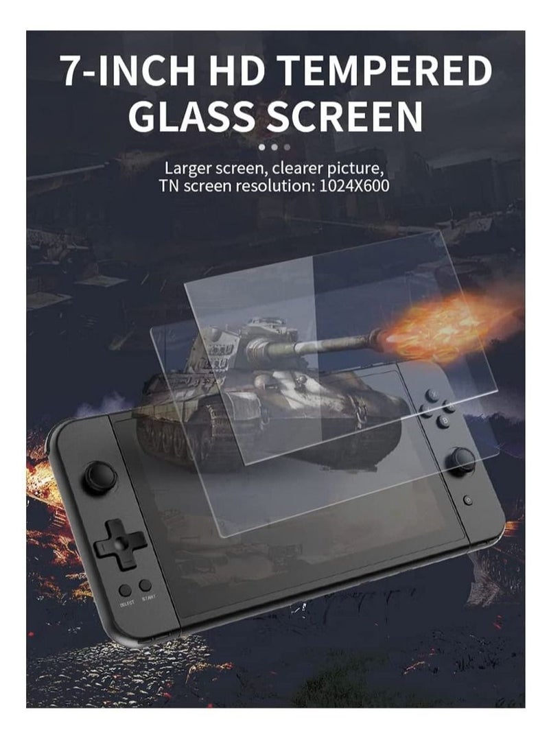 Generic - X70 Handheld Game Console, 7.0 Inch IPS HD Screen Retro Games Consoles Classic Video Games Console with 64G Memory Cards & 6000 Games, Built-in 3500mAh Rechargeable Battery - Image 1