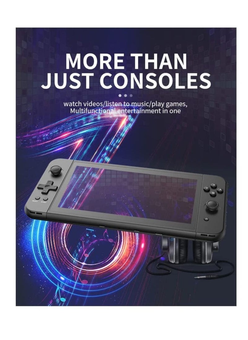 Generic - X70 Handheld Game Console, 7.0 Inch IPS HD Screen Retro Games Consoles Classic Video Games Console with 64G Memory Cards & 6000 Games, Built-in 3500mAh Rechargeable Battery - Image 1