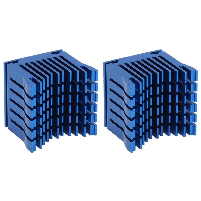2Pcs Aluminum Heatsink Cooler for 3D Printer Motherboard, Universal South North Bridge Chipset Cooling Kit with Anodized Surface, Compact 40x39mm Heat Sink for DIY Motherboards (Blue) - Image 5