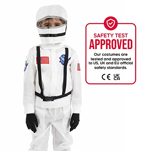 fun shack Kids Astronaut Costume With Helmet, NASA Space Outfit For Boys And Girls, Ideal For Dress Up And Parties, X-Large - Image 3