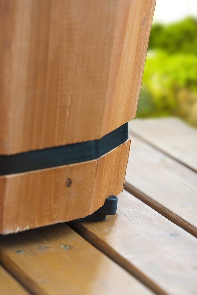 Bosmere Pot Toes, Plant Pot Risers for Indoor and Outdoor, Prevent Stains and Rotting on Wood, Cement, and Tile, Terra-cotta (Pack of 6) - Image 5